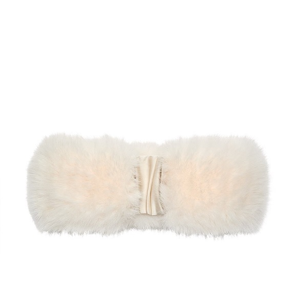 VICTORIA\'S SECRET Faux Fur Headband In Color Swan Studs main image 7